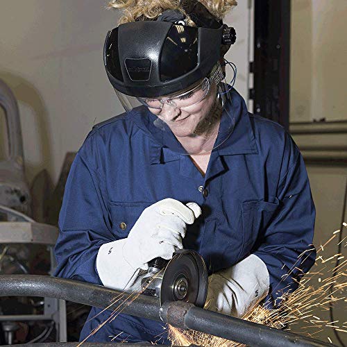 Sellstrom S32010 DP4 Standard Black Crown and Clear Anti-Fog Window Faceshield with Ratchet Headgear - Eye Protection - Proindustrialequipment