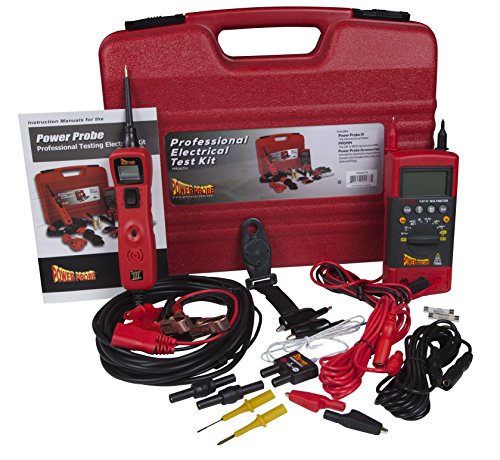 Power Probe PPROKIT01 Red Professional Testing Electrical Kit