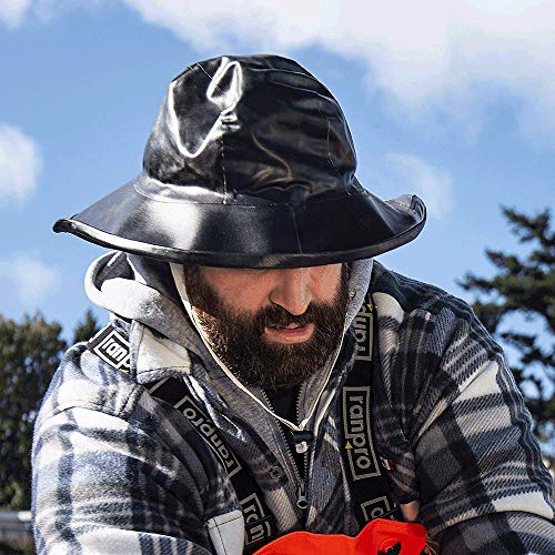 Pioneer V3035070-L Heavy-Duty Premium Sou’Wester Rain Hat, Dry King® Fully Cotton Lined Black, L - Clothing - Proindustrialequipment