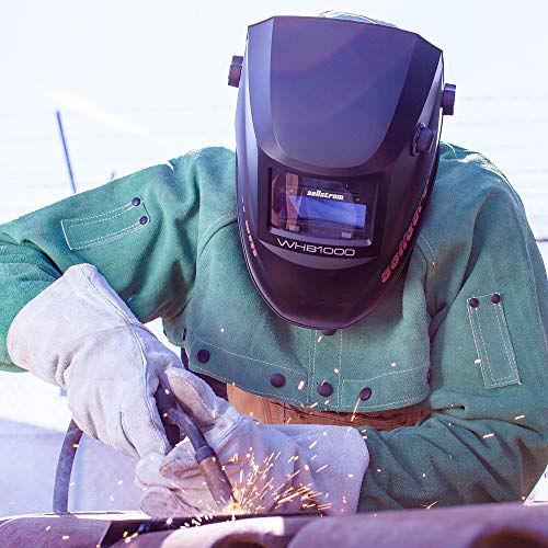 Sellstrom S26100 Advantage Series Welding Helmet with ADF - Black/Red - Fall Protection - Proindustrialequipment