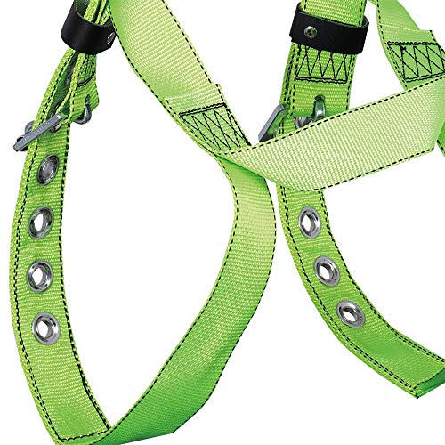 PeakWorks 1 D-Ring Compliance Roofing Series Fall Protection Full Body Safety Harness, Tongue Buckle Leg, CSA & ANSI Certified, Class A - Fall Arrest, V8001200 - Fall Protection - Proindustrialequipment