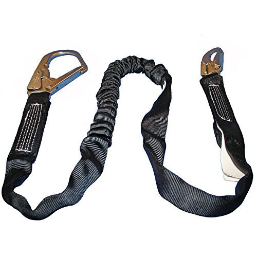 PeakWorks CSA 4' (1.2 m) POY - Snap & Form Hooks - Single Leg - Shock Absorbing Fall Arrest Lanyard Connector, V8101124 - Fall Protection - Proindustrialequipment