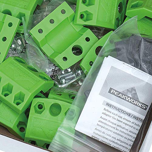 Peakworks V8561702 Press Block - 1/2" to 3/4" Tool Tethering System (Pack of 10) - Fall Protection - Proindustrialequipment