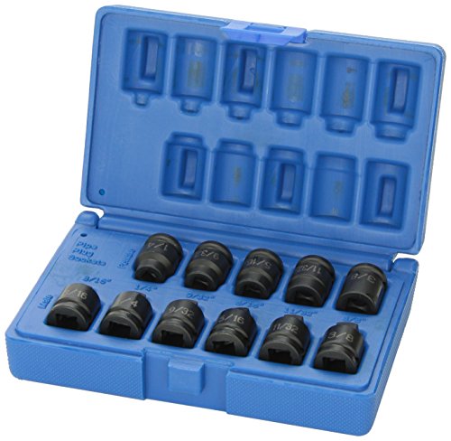 Grey Pneumatic 1211P 3/8" Drive Pipe Plug Socket Set - 11 Piece - Proindustrialequipment