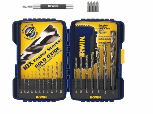 Irwin 3018024SM Turbomax Pro Juego de brocas, 18 piezas