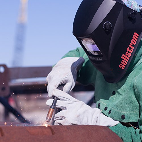 Sellstrom S26100 Advantage Series Welding Helmet with ADF - Black/Red - Fall Protection - Proindustrialequipment