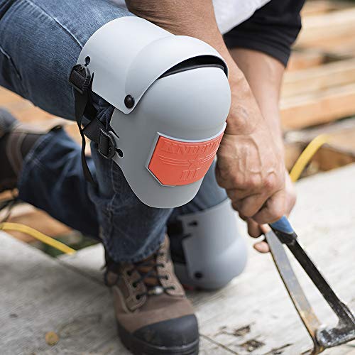 Sellstrom 96110 KneePro Knee Pads - Ultra Flex III -Gardening, Army, Flooring Work – Grey and Orange - Fall Protection - Proindustrialequipment