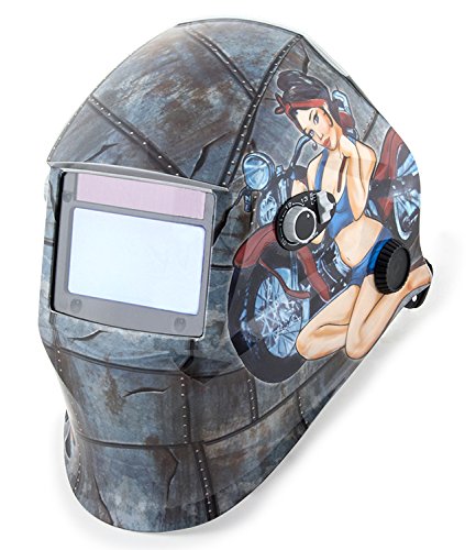 Shop Iron 45000 Solar Powered Auto Darkening Welding Helmet