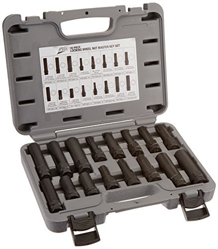 ATD Tools 3065 Jeu de 16 clés principales pour écrous de roue de verrouillage