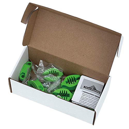 Peakworks V8561502 Flat Clamp - 15/16" to 5/16" Tool Tethering System (Pack of 10) - Fall Protection - Proindustrialequipment