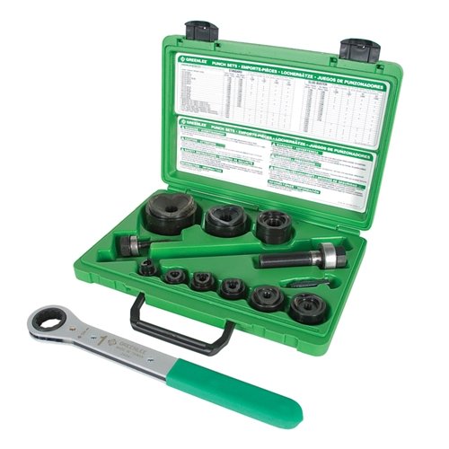 Greenlee 36687 Manual Round Standard Knockout Punch Kit