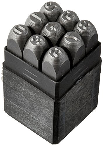 Advanced Tool Design Model ATD-9603 9 Piece 1/4" Steel Number Set - Proindustrialequipment