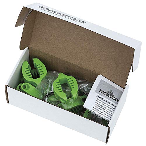 Peakworks V8561602 Flat Clamp - 1-5/16" to 9/16" Tool Tethering System (Pack of 10) - Fall Protection - Proindustrialequipment