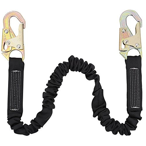 PeakWorks CSA Fall Arrest Kit - 4' POY Shock Absorbing Lanyard With 2 Double Locking Snap hooks And 5-Point Adjustable Safety Harness , V8253074 - Fall Protection - Proindustrialequipment