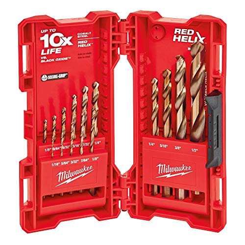 Milwaukee 48-89-2331 Kit HELIX ROUGE Cobalt 15 pièces