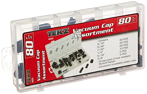 Titan Tools TIT45252 45252 80-Piece Vacuum Cap Assortment