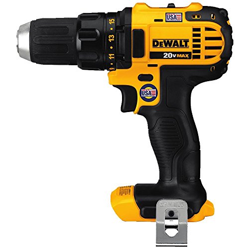 Taladro/atornillador inalámbrico DEWALT 20V MAX - Herramienta básica (DCD780B)
