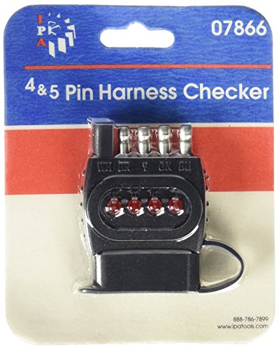 Innovative Products of America 7866 Probador de circuitos de remolque con clavijas de 4/5 vías