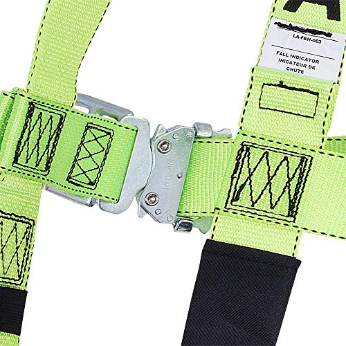 PeakWorks V8255643 - 4 D-Ring Contractor Fall Arrest Full Body Safety Harness And Belt - Ladder, Class APL - Fall Protection - Proindustrialequipment