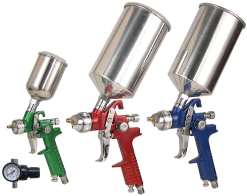 Star Asia 19221 HVLP Spray Gun Kit with Aluminum Case