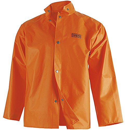 Pioneer V3246250-4XL Heavy-Duty Fishing Jacket - Marine/Fish Oil Resistant,  Orange, 4XL