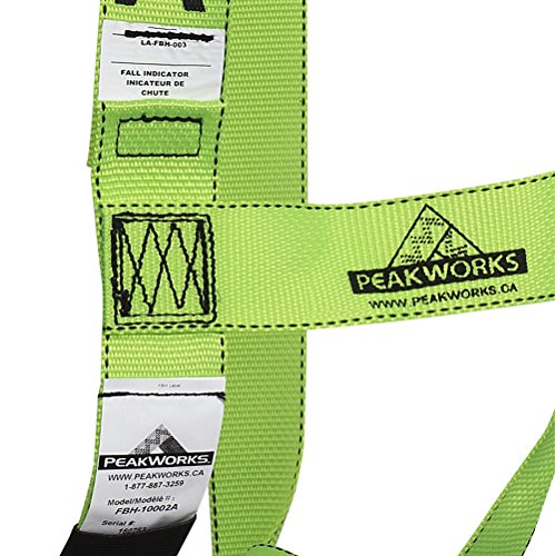 PeakWorks V8257035 - Fall Protection Kit - Single-Use Bracket - 2' (0.6 m) SP Lanyard - Integral ADP Rope Grab - 50' (15.2 m) - Fall Protection - Proindustrialequipment