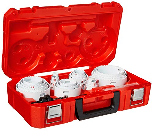 Milwaukee 49-22-4185 All Purpose Professional Ice Hardened Hole Saw Kit, 28-Piece