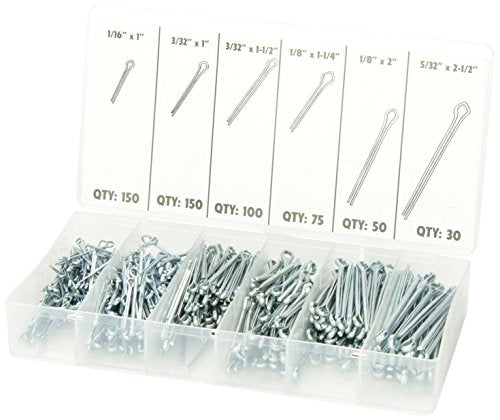 Advanced Tool Design Model ATD-350 555 Piece Cotter Pin Assortment - Proindustrialequipment