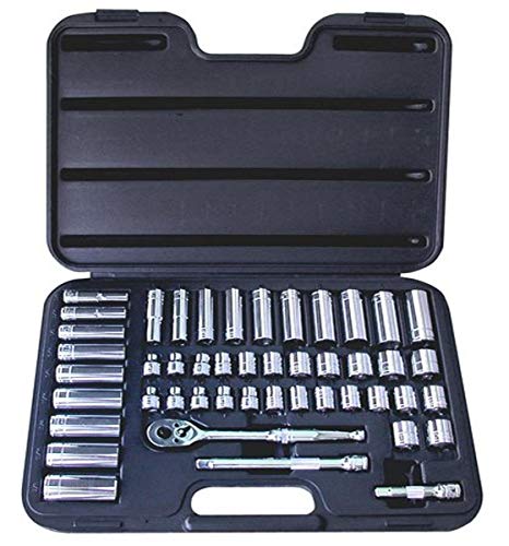 ATD Tools 1247 3/8" Drive 12-Point 47-Piece SAE and Metric Pro Socket Set