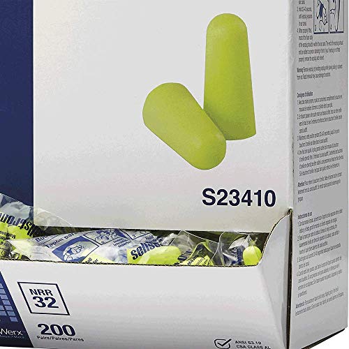 Sellstrom S23410 Foam Plug-Uncorded-200PR/Disp, Standard, Hi/Viz Green (Pack of 200) - Other - Proindustrialequipment