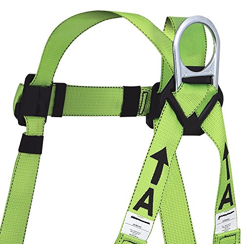 PeakWorks CSA Fall Arrest Kit - 4' POY Shock Absorbing Lanyard With Snap & Form Hooks And 5-Point Adjustable Safety Harness , V8253084 - Fall Protection - Proindustrialequipment