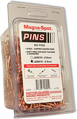 Motor Guard J20015 Magna Draw Pins, 2.5mm, 500-Pack