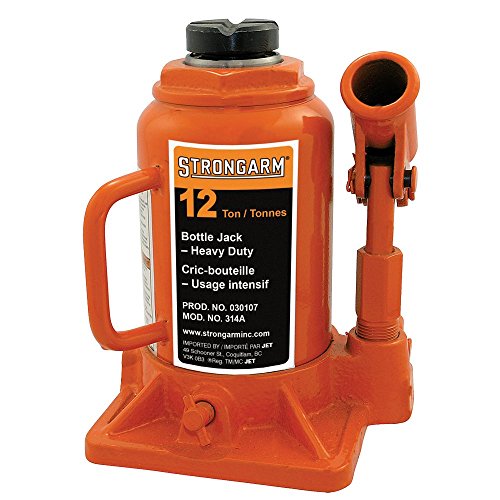 Strongarm Professional Heavy-Duty 12 Ton Hydraulic Low Profile Bottle Jack - Car, Fleet, Industrial, 30107 - Proindustrialequipment
