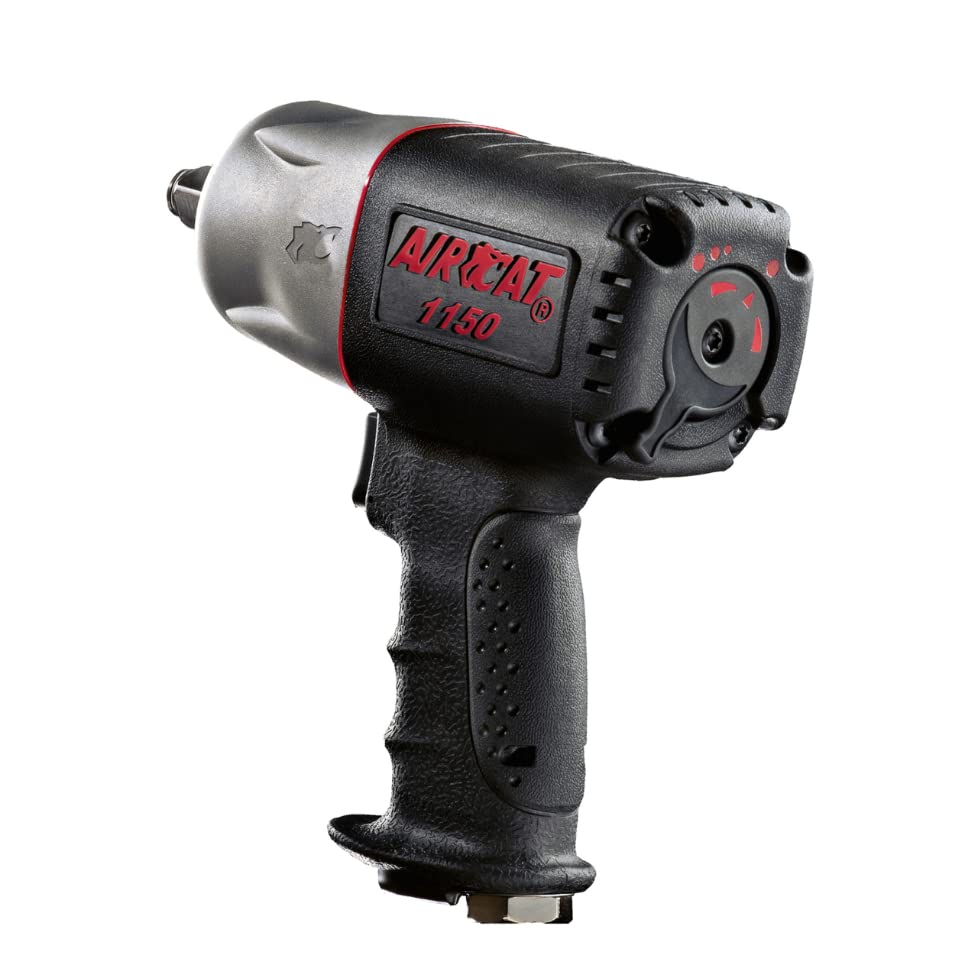 AIRCAT 1150 Killer Torque 1/2-Inch Impact Wrench, Black