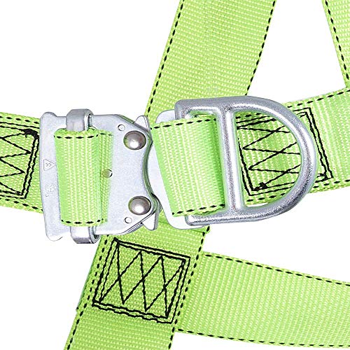PeakWorks V8255641 - 4 D-Ring Contractor Fall Arrest Full Body Safety Harness And Belt - Ladder, Class APL - Fall Protection - Proindustrialequipment
