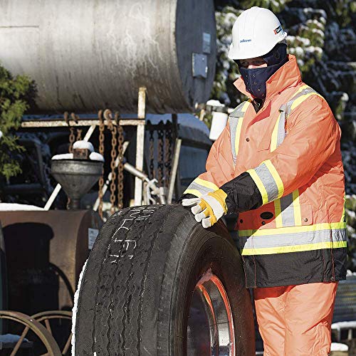 Pioneer V1120151-2XL Winter 6-in-1 Parka Jacket - 100% Waterproof hi-viz Rainwear, Orange, 2XL - Clothing - Proindustrialequipment