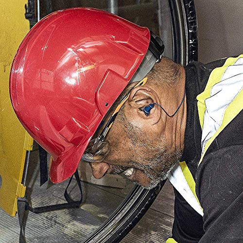 Sellstrom CSA Type 2 Class E Front Brim Hard Hat, 4-Point Suspension With Height Adjustments and Accessory Slots, Red, S69330 - Fall Protection - Proindustrialequipment