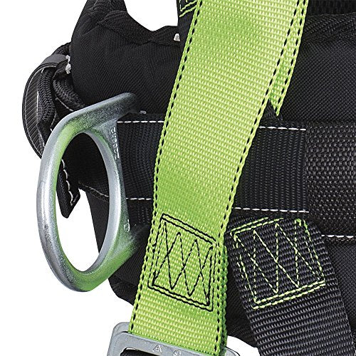 PeakWorks V8255652 - 5 D-Ring Contractor Fall Arrest Full Body Safety Harness And Belt - Limited Access, Class APE - Fall Protection - Proindustrialequipment