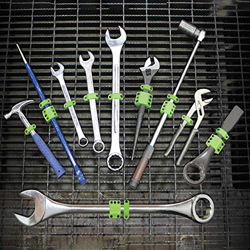 Peakworks V8561602 Flat Clamp - 1-5/16" to 9/16" Tool Tethering System (Pack of 10) - Fall Protection - Proindustrialequipment