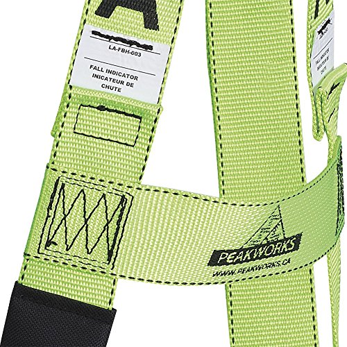 PeakWorks V8255653 - 5 D-Ring Contractor Fall Arrest Full Body Safety Harness And Belt - Limited Access, Class APE - Fall Protection - Proindustrialequipment