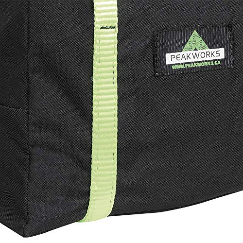 Peakworks Fall Protection V860004 SRL Carrying Bag, Large, Black/Green - Fall Protection - Proindustrialequipment