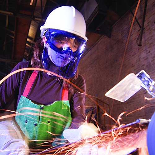 Sellstrom S80300 GPS300 Goggle with Chin Guard, 7" Height, 3" Wide, 7" Length, Polycarbonate, Standard, Blue - Eye Protection - Proindustrialequipment