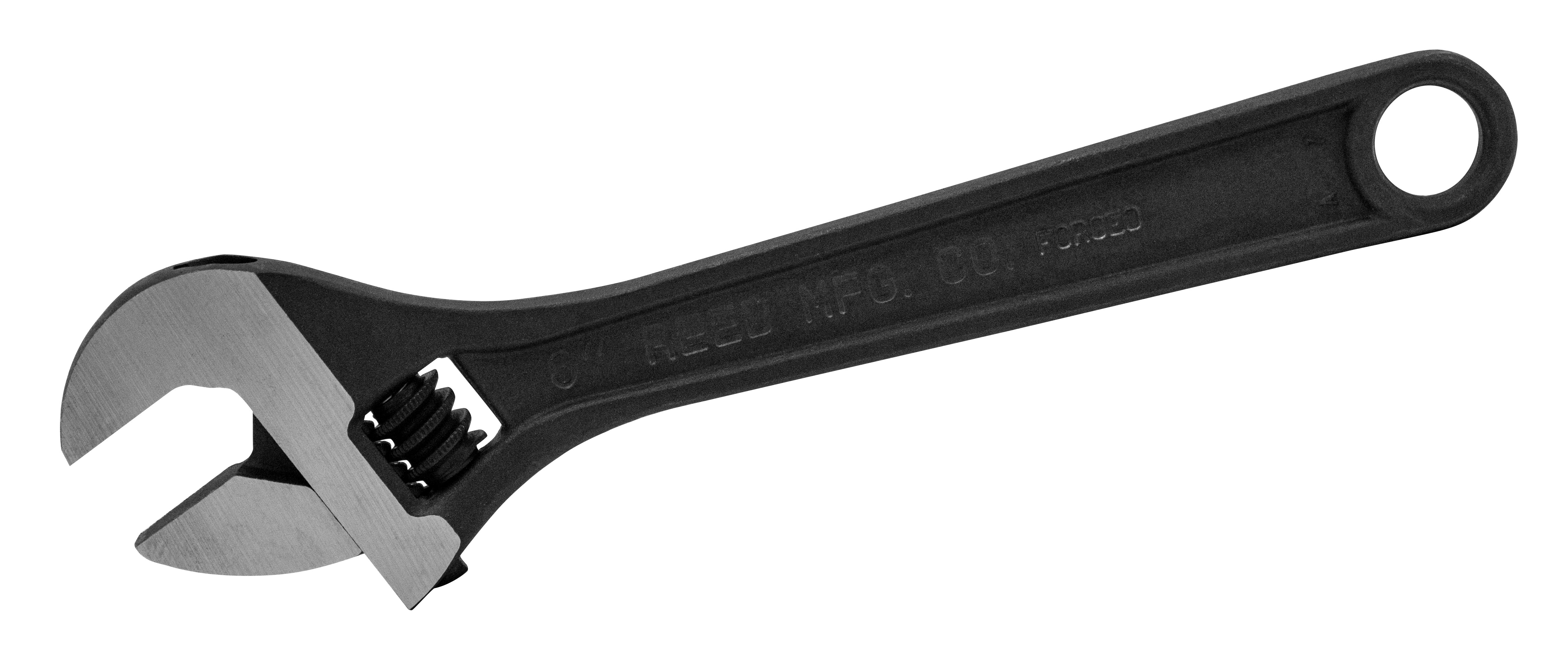 REED CWB6 Black Oxide Finish Adjustable Wrench, 6-Inch