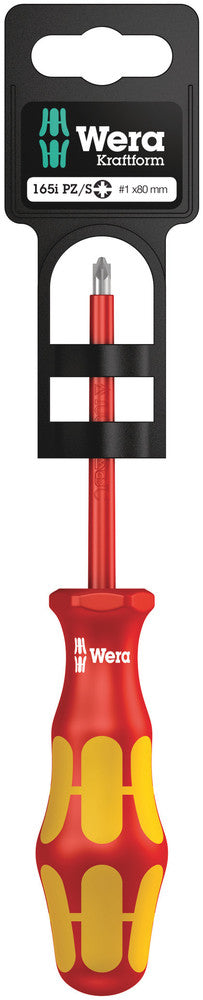 165 i PZ/S SB VDE Insulated screwdriver for PlusMinus screws (Pozidriv/slotted)