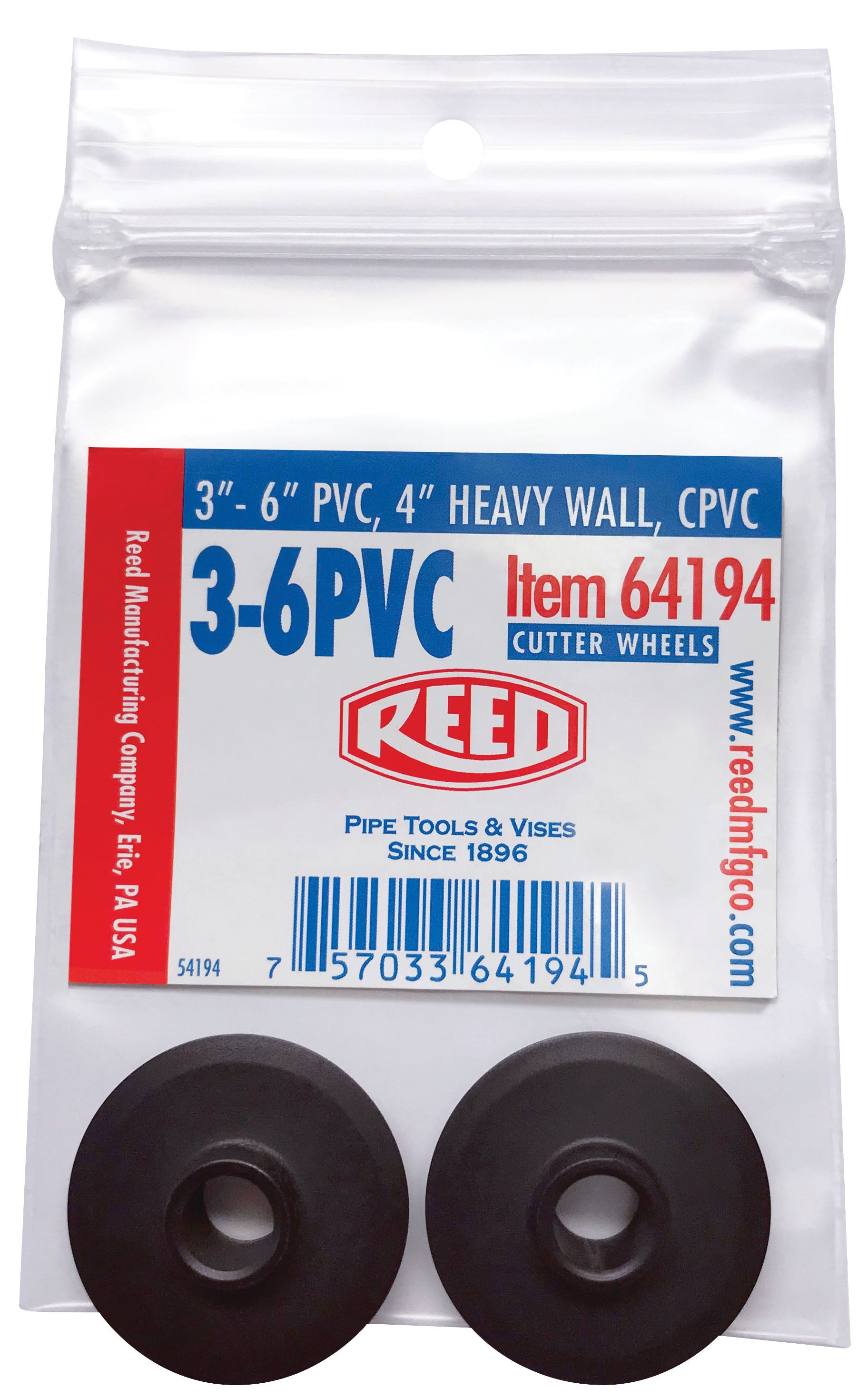 REED Tool 2PK-3-6PVC Cutter Wheels for Tubing Cutters, 2-Pack - Tools - Proindustrialequipment