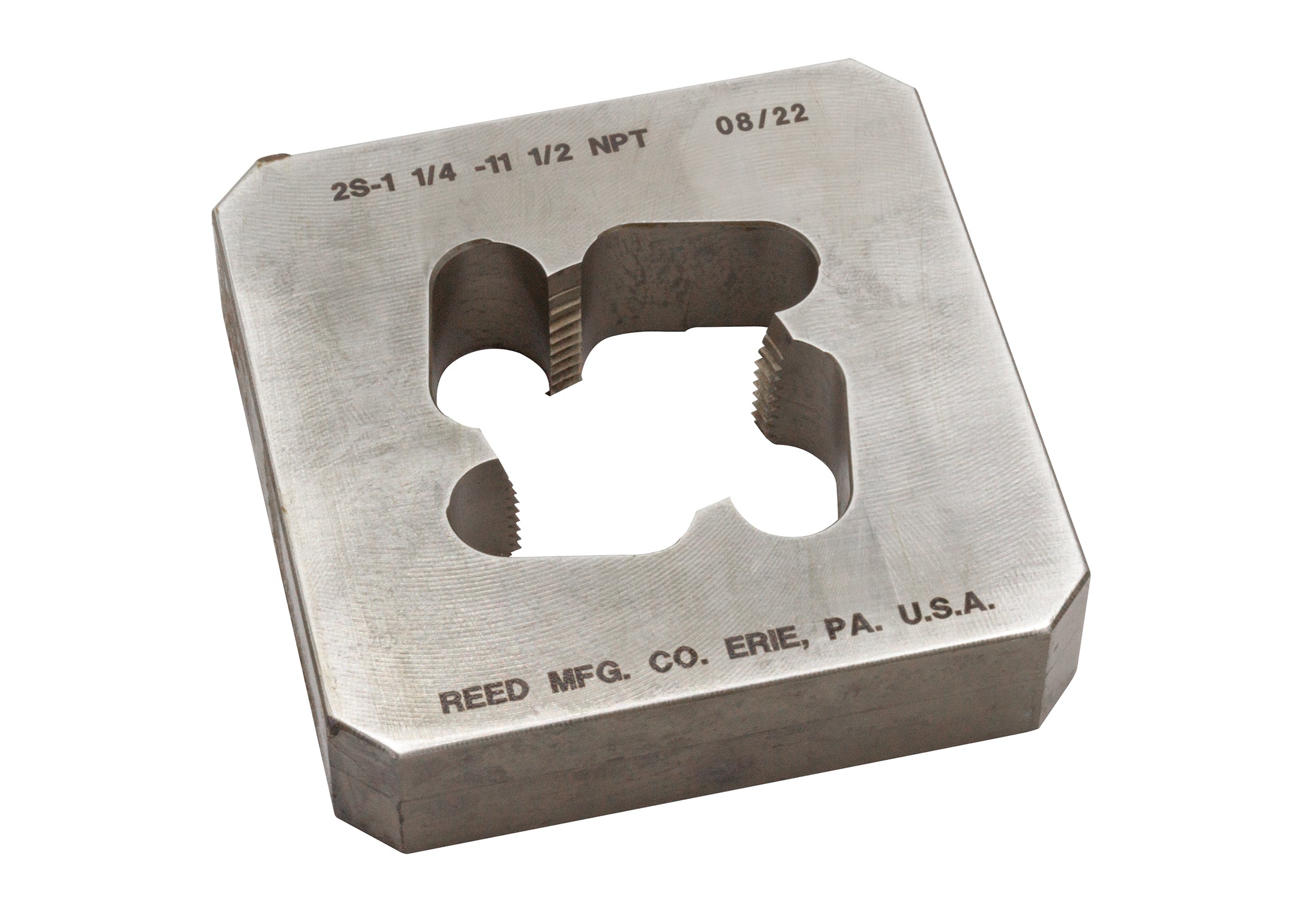 REED Tool 2SP11/4 1-1/4-Inch NPT Block Die for Steel and Stainless Steel - Tools - Proindustrialequipment