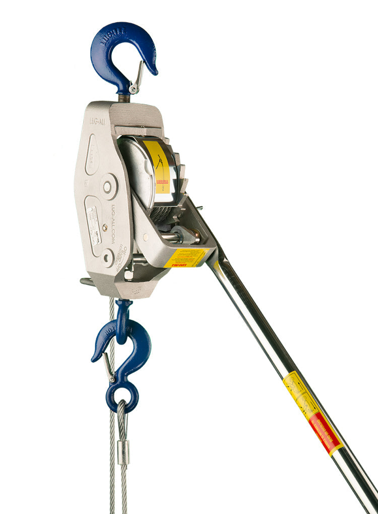 Lug-All - 2 Ton Cable Hoist w/ Rapid Lowering - 420-RSH