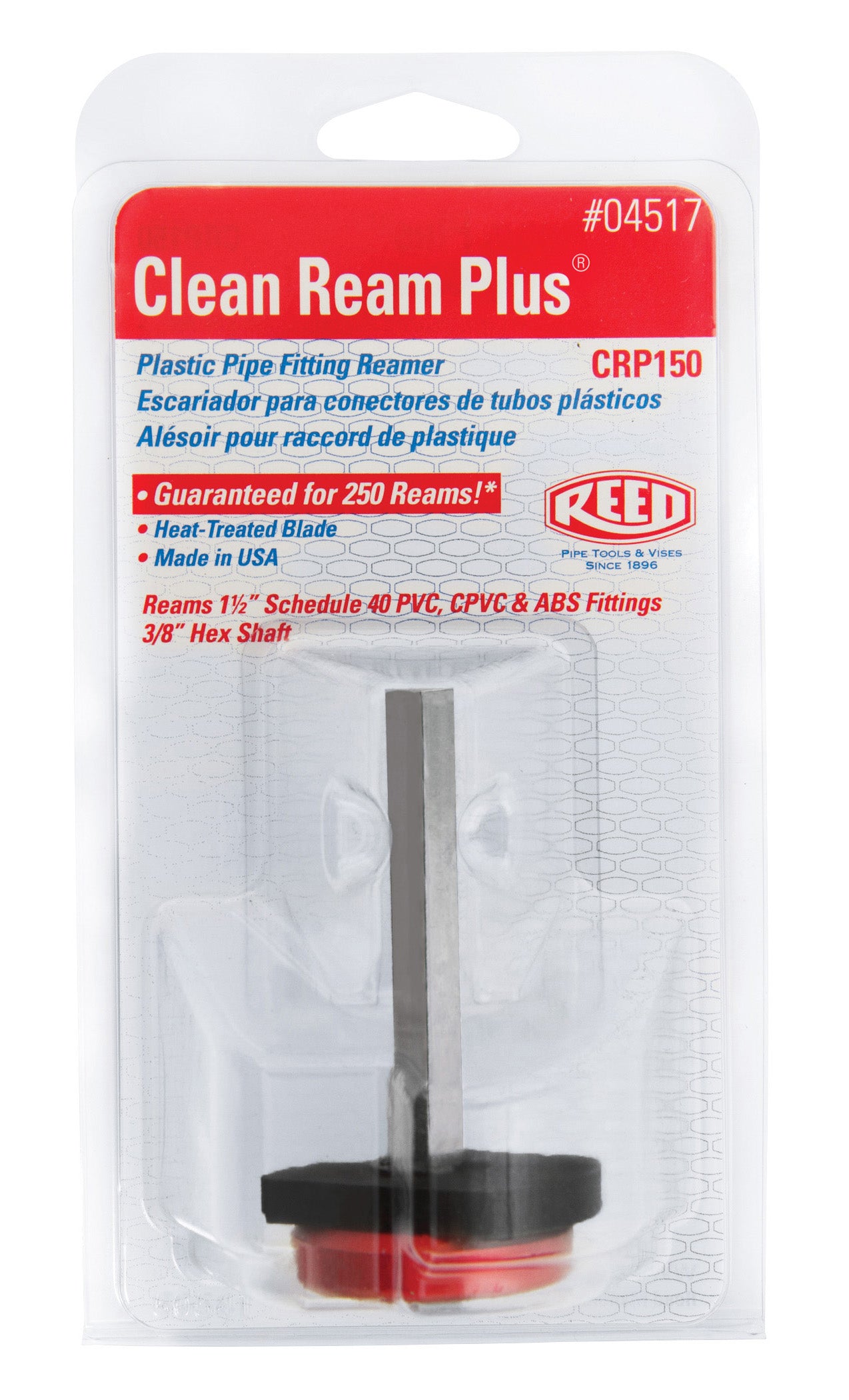 Reed Tool CRP200 Clean Ream Plus with 3/8-Inch Hex Shaft, 2-Inch Head - Cutters - Proindustrialequipment