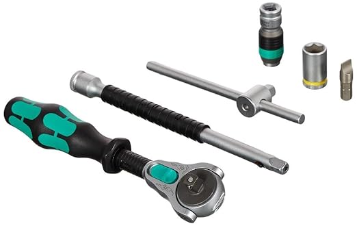 Wera 05003533001 - 8100 SA 2 Zyklop Speed Ratchet Set, 1/4" drive, metric, 42 pieces