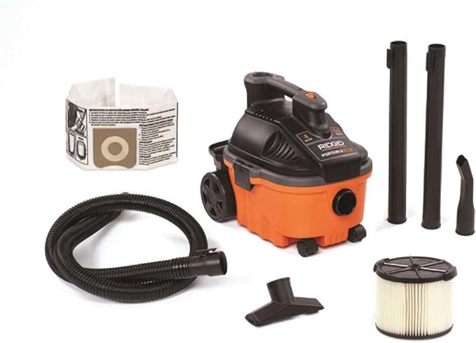 Ridgid 31653 WD4070 4 Gallon Portable Vacuum